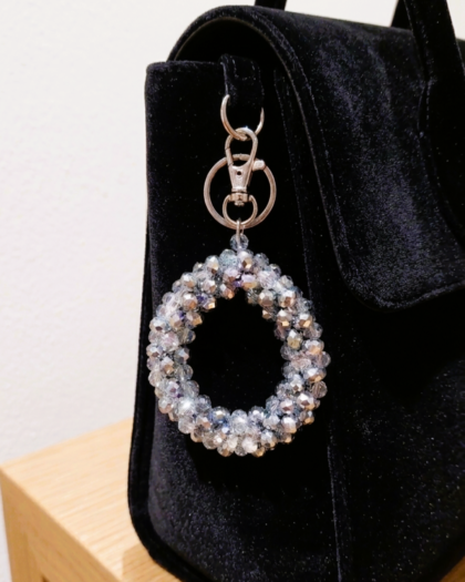 Crystal Water Droplet Keychain