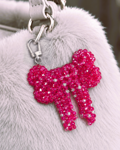 Crystal Bowtie Black