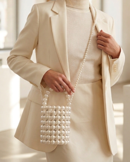 Pearl Bucket Bag